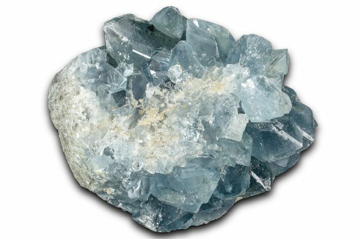 Sparkling Celestine (Celestite) Crystal Cluster - Madagascar #344784